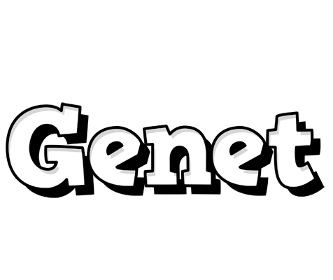 Genet snowing logo