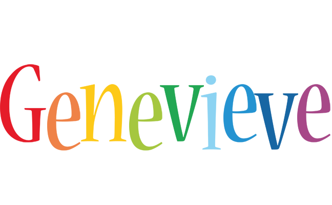 Genevieve birthday logo