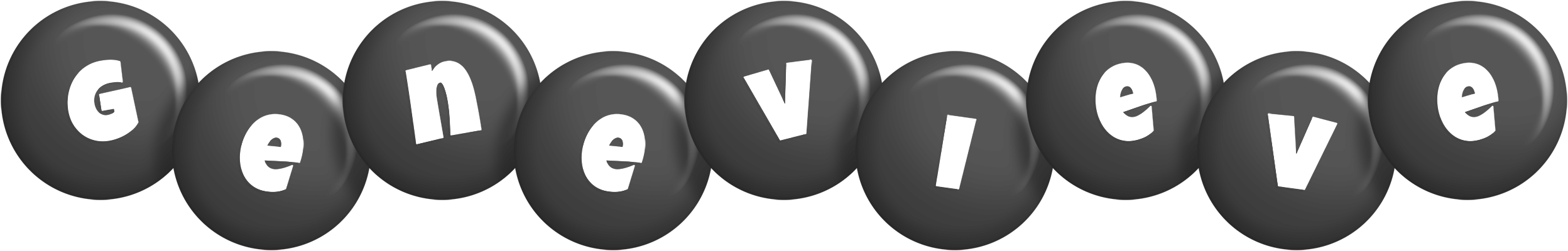 Genevieve candy-black logo