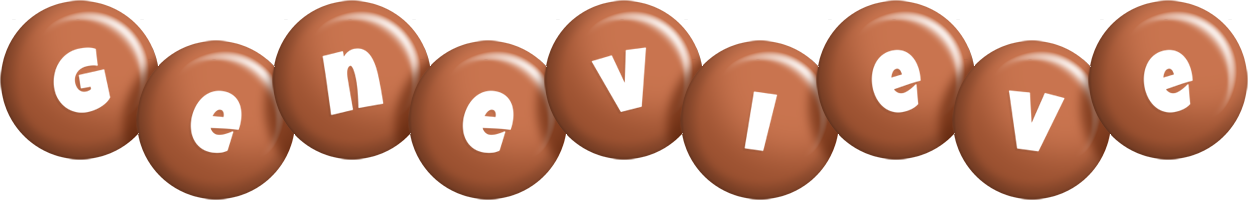 Genevieve candy-brown logo