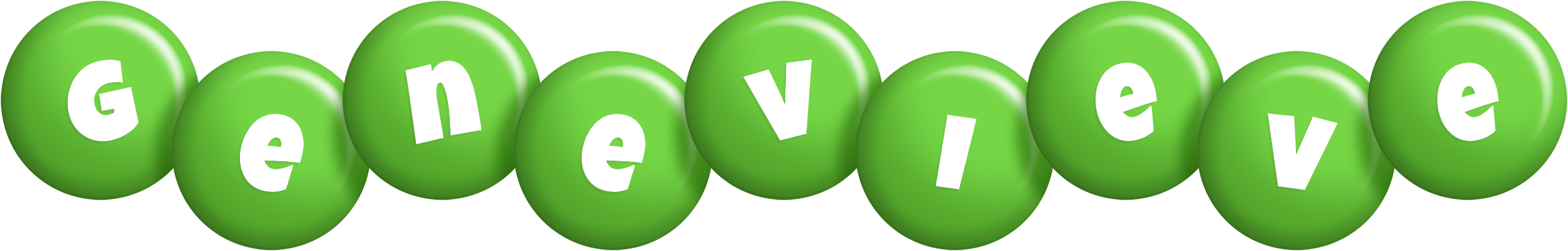Genevieve candy-green logo