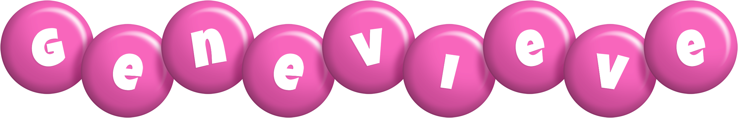 Genevieve candy-pink logo