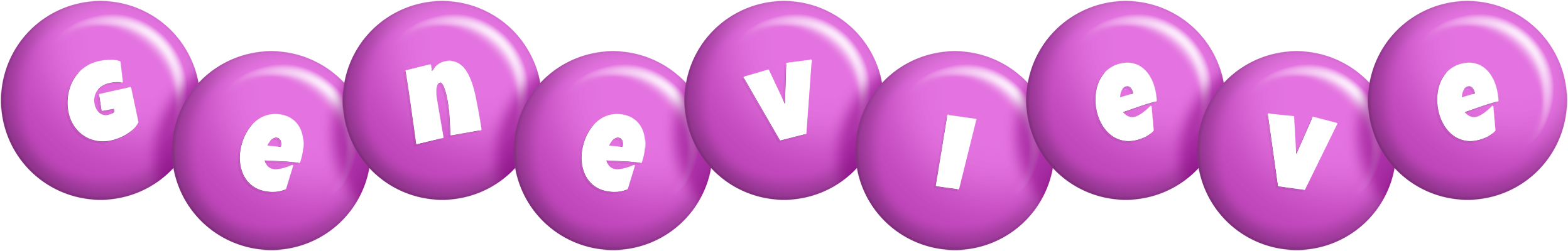 Genevieve candy-purple logo