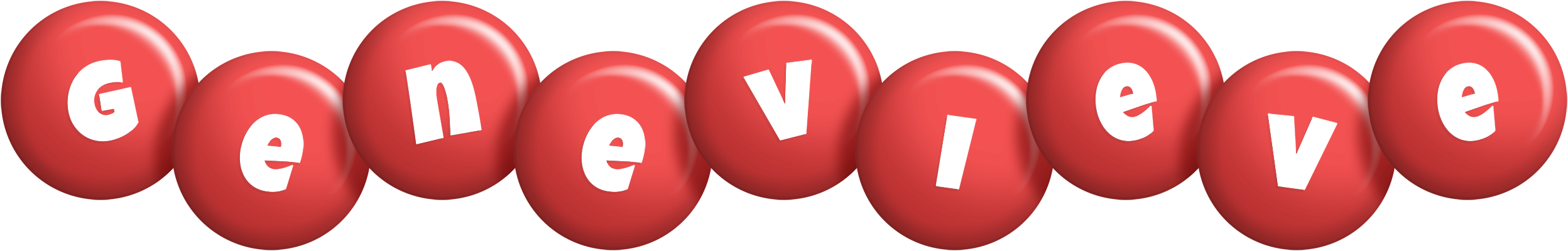 Genevieve candy-red logo