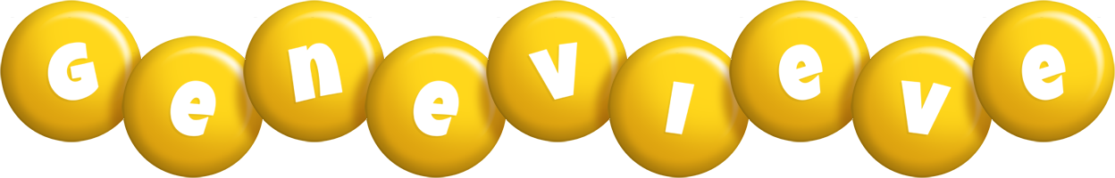 Genevieve candy-yellow logo