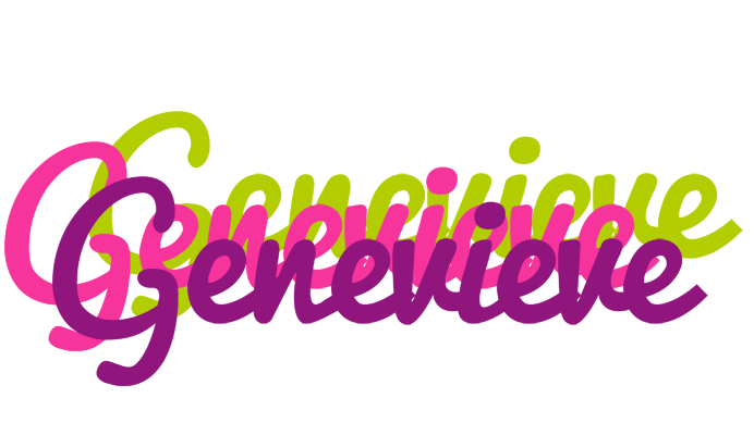 Genevieve flowers logo