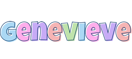 Genevieve pastel logo