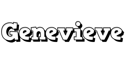 Genevieve snowing logo