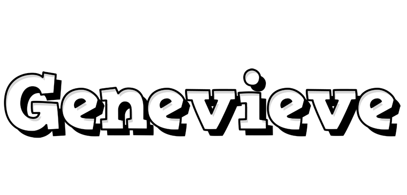 Genevieve snowing logo