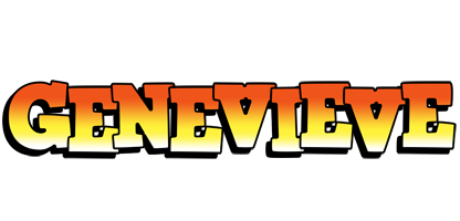 Genevieve sunset logo