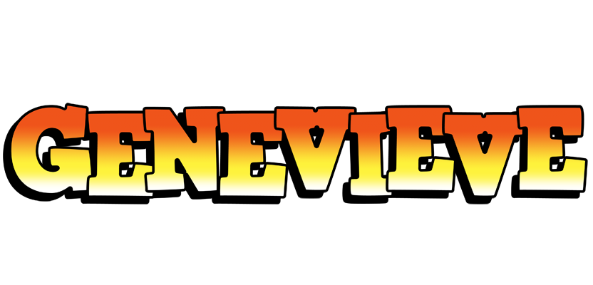 Genevieve sunset logo