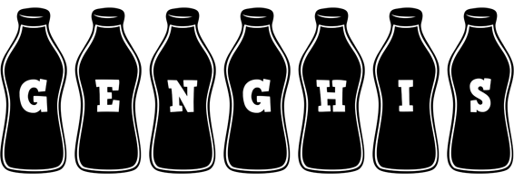 Genghis bottle logo