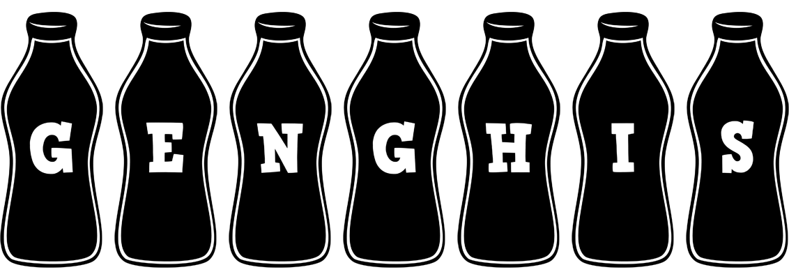 Genghis bottle logo