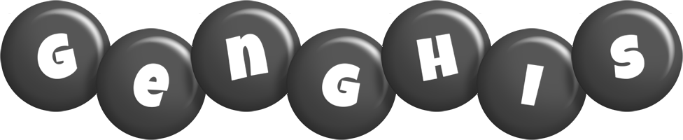 Genghis candy-black logo