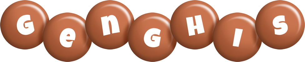 Genghis candy-brown logo