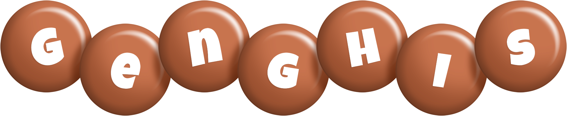 Genghis candy-brown logo