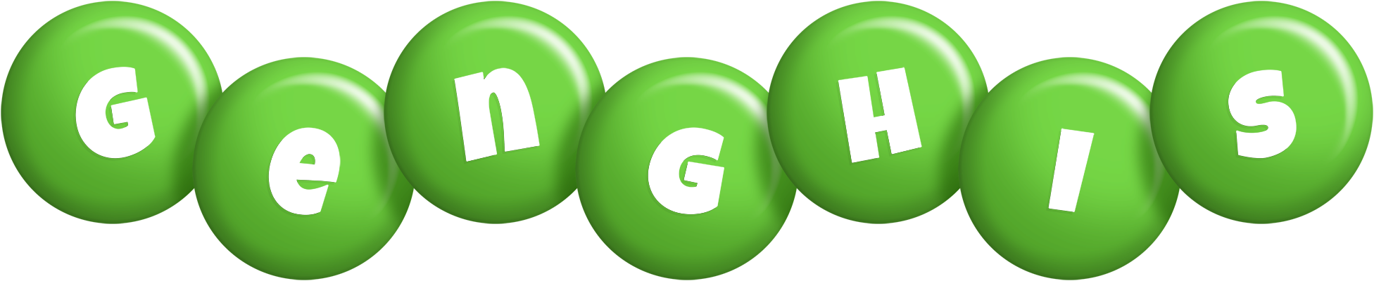 Genghis candy-green logo