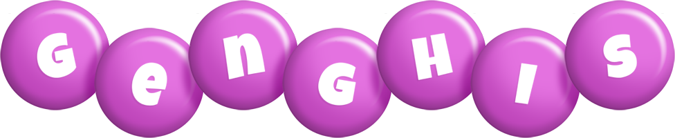 Genghis candy-purple logo