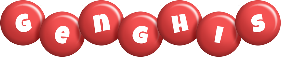 Genghis candy-red logo