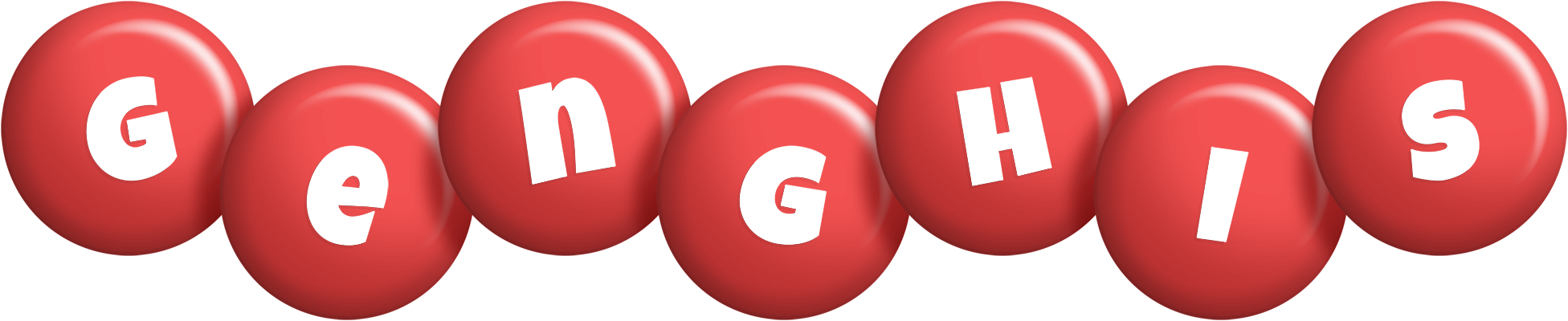 Genghis candy-red logo