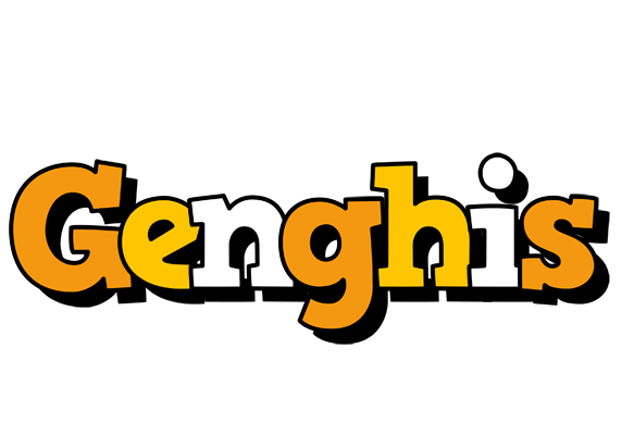 Genghis cartoon logo