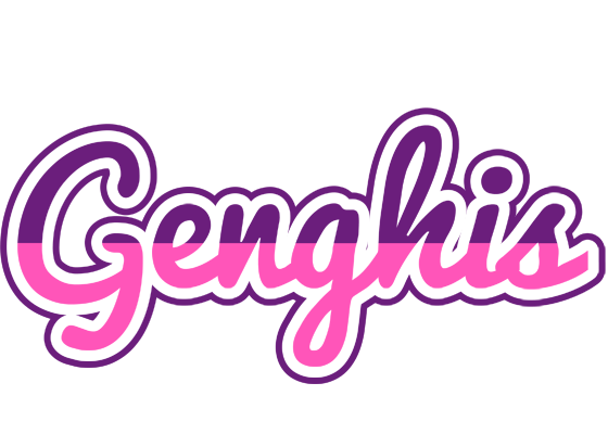 Genghis cheerful logo