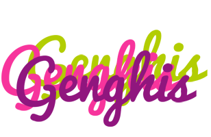 Genghis flowers logo