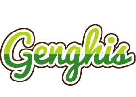 Genghis golfing logo