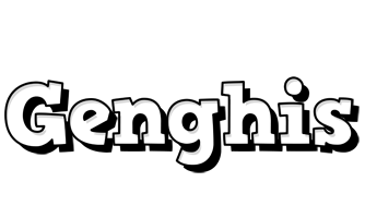 Genghis snowing logo