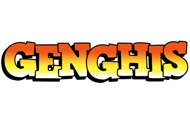 Genghis sunset logo