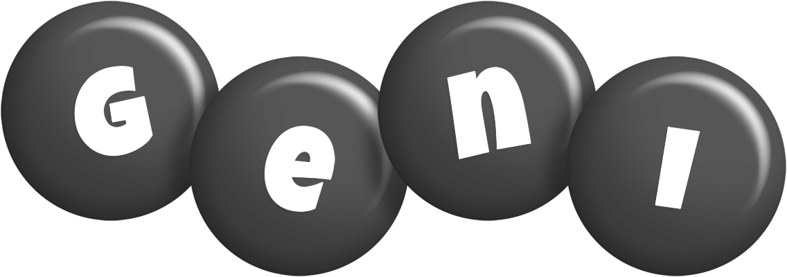 Geni candy-black logo