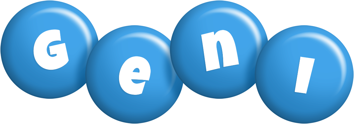 Geni candy-blue logo