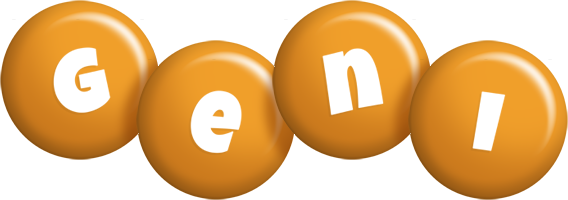 Geni candy-orange logo