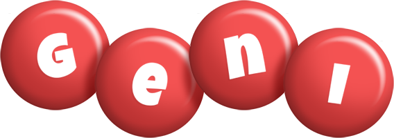 Geni candy-red logo