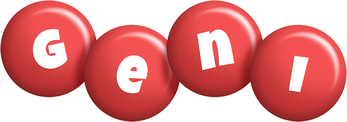 Geni candy-red logo