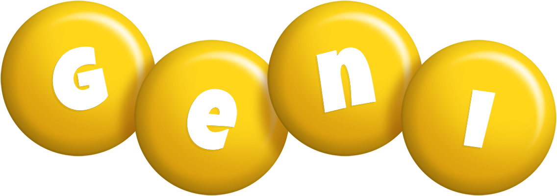 Geni candy-yellow logo