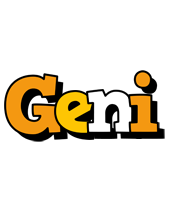 Geni cartoon logo