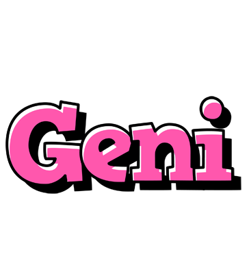 Geni girlish logo