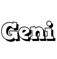Geni snowing logo