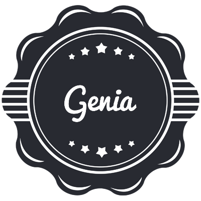 Genia badge logo