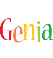 Genia birthday logo