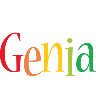 Genia birthday logo