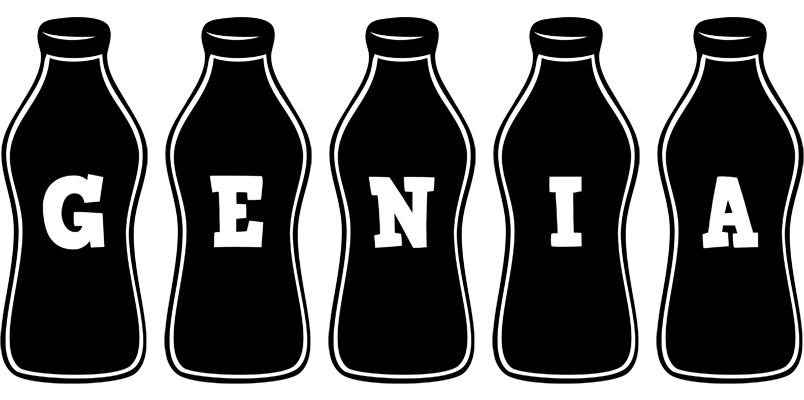 Genia bottle logo