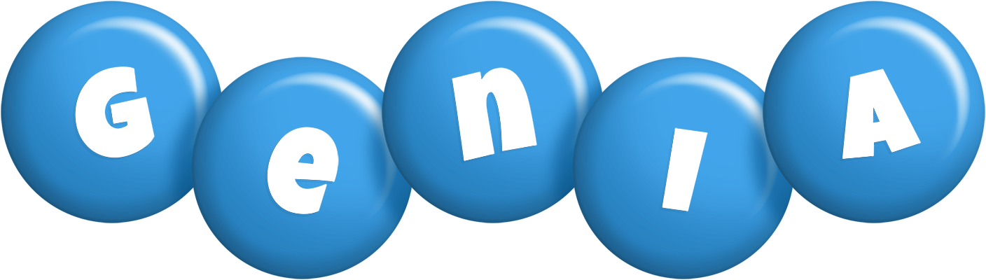 Genia candy-blue logo