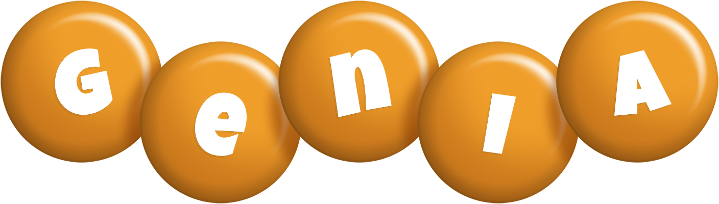 Genia candy-orange logo