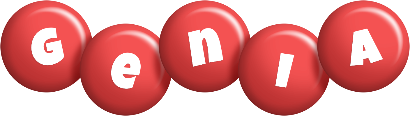 Genia candy-red logo