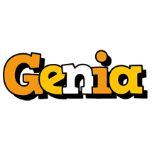 Genia cartoon logo