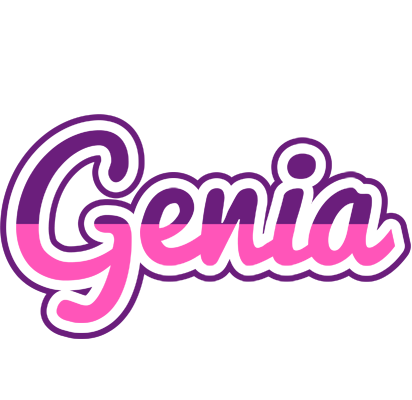 Genia cheerful logo