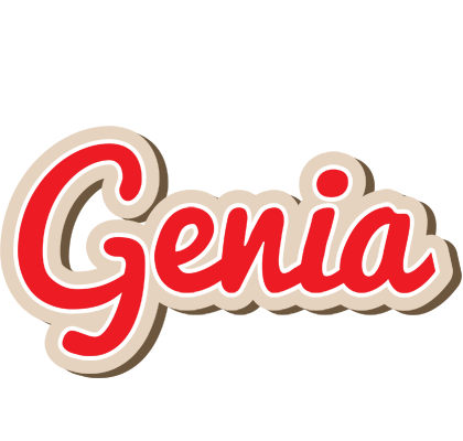Genia chocolate logo