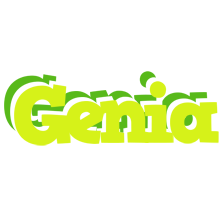 Genia citrus logo